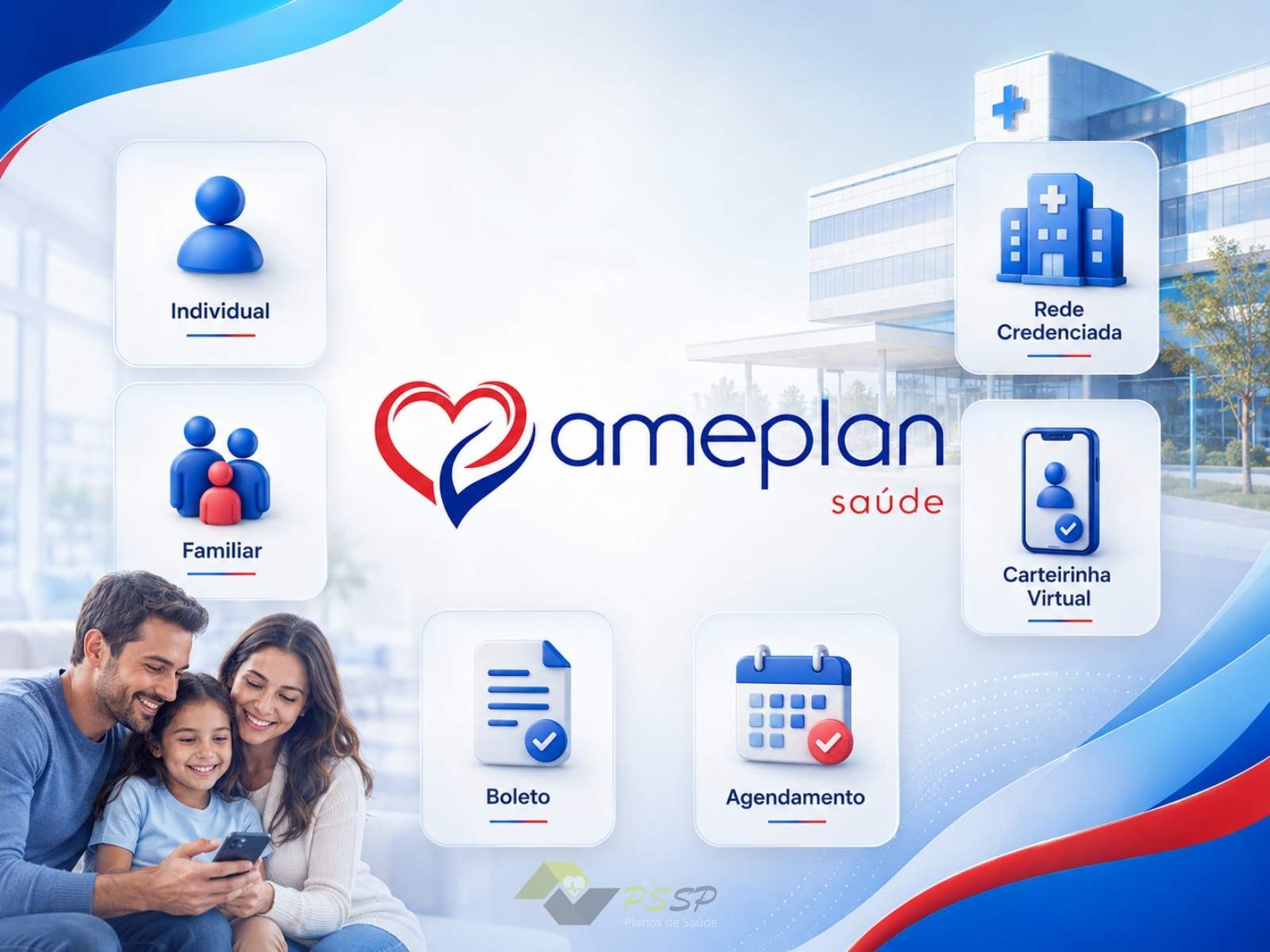 Ameplan Individual e Familiar plano de saúde para pessoa física e família