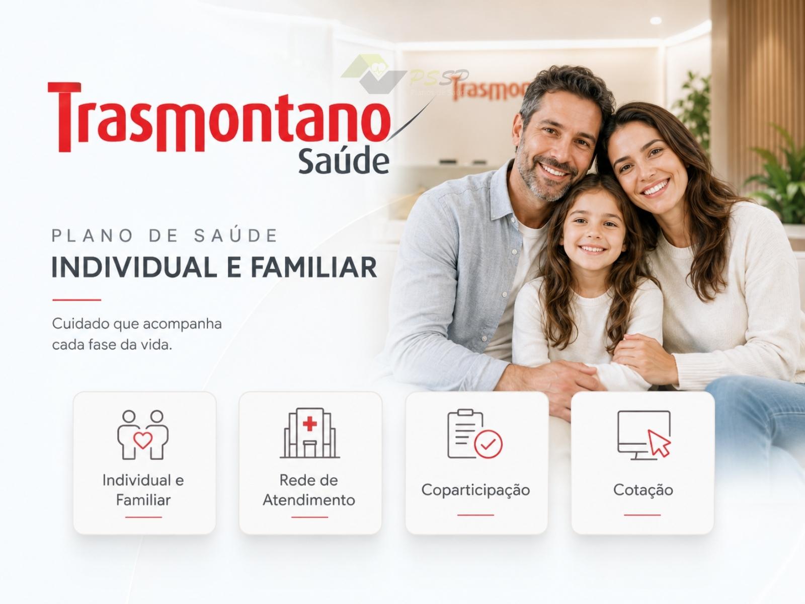 Trasmontano Plano de Saúde Individual e Familiar com rede credenciada e cotação