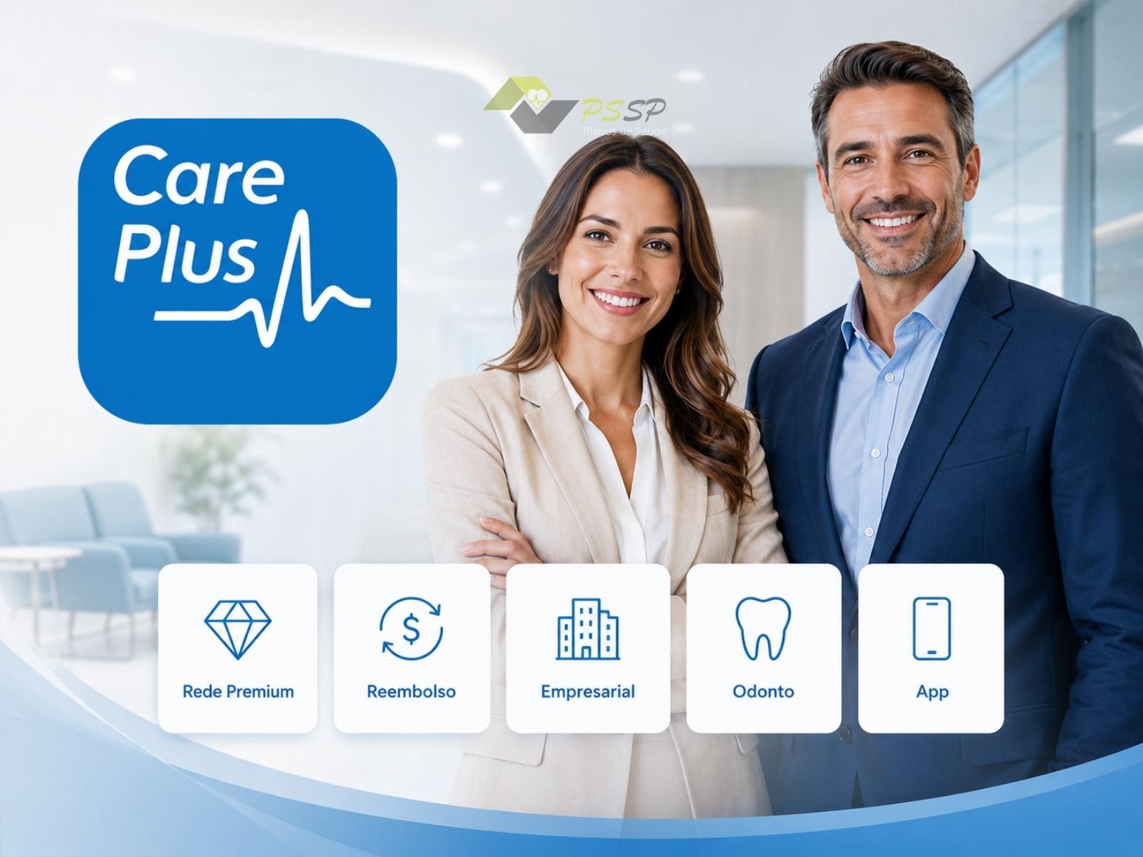 Care Plus Planos de Saúde premium empresarial com rede reembolso e cotação