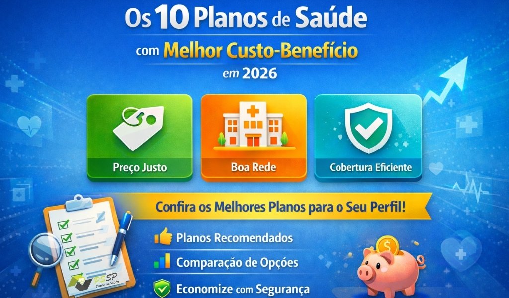 Os 10 planos de saúde com melhor custo-benefício