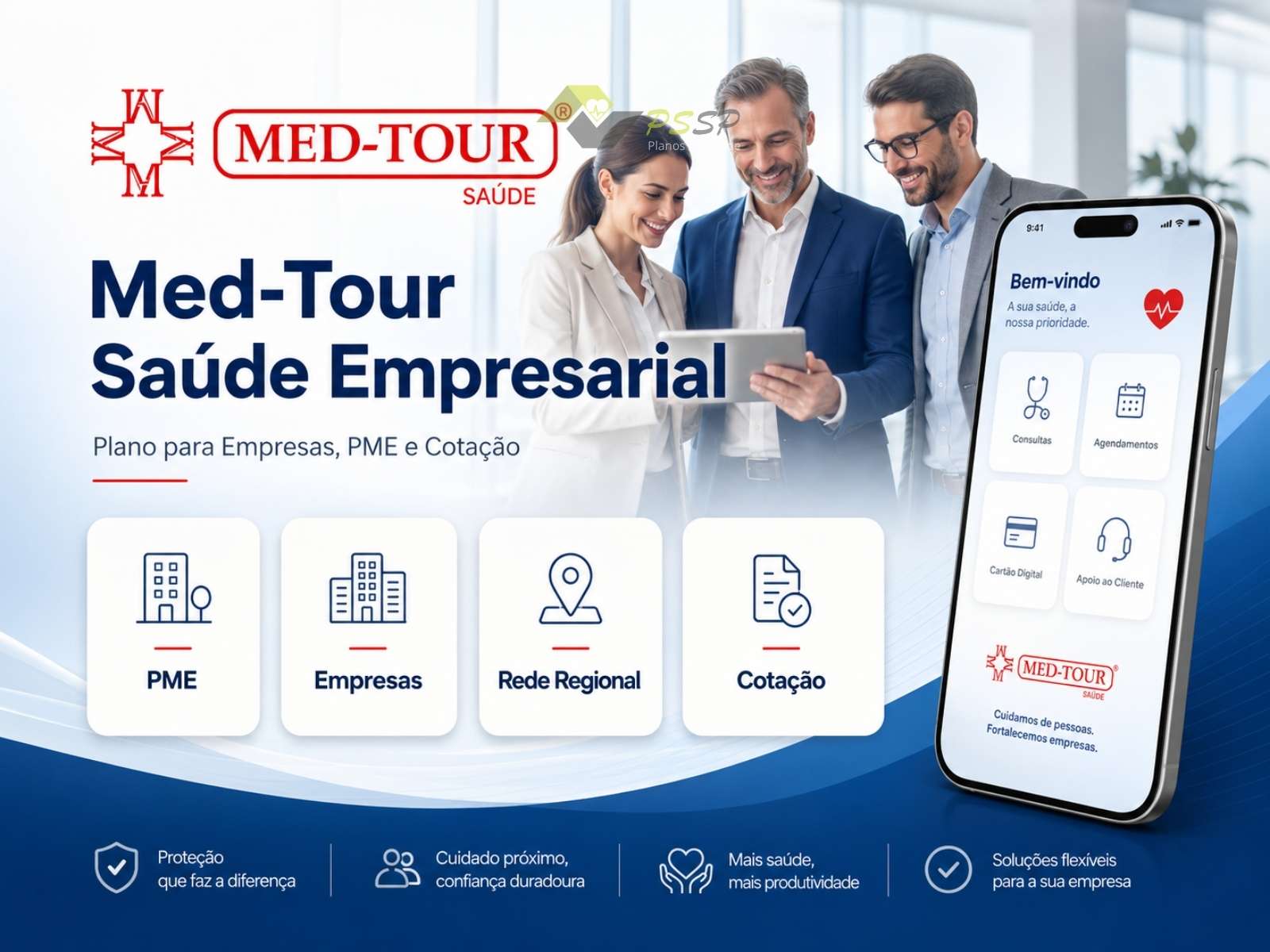 Med-Tour Saúde Empresarial plano de saúde para empresas com rede em Guarulhos e São Paulo