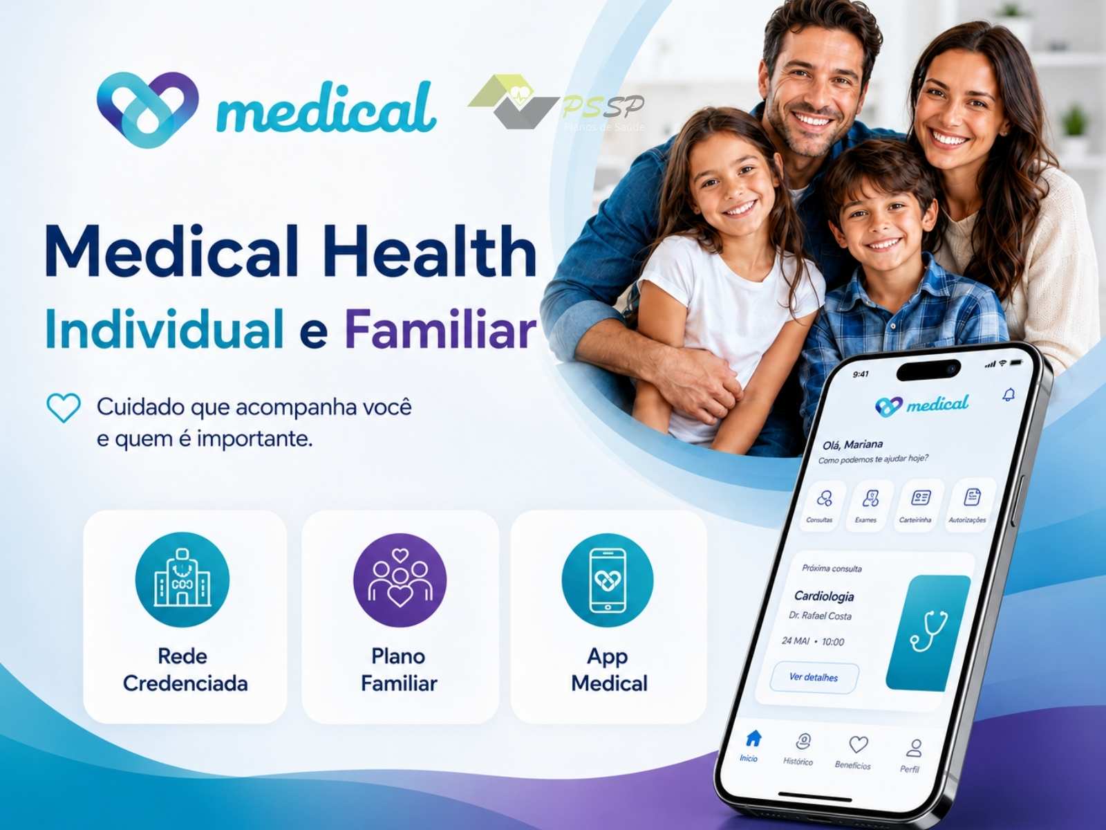 Medical Health Individual e Familiar plano de saúde com rede credenciada e cotação