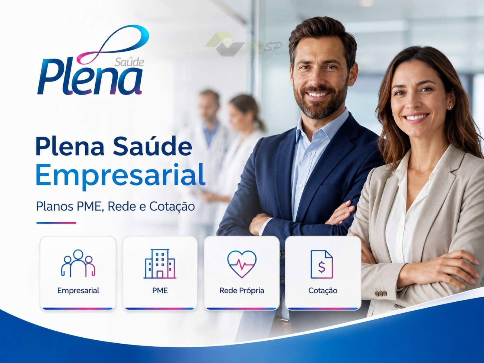 Plena Saúde Empresarial plano de saúde PME com rede própria e cotação por CNPJ