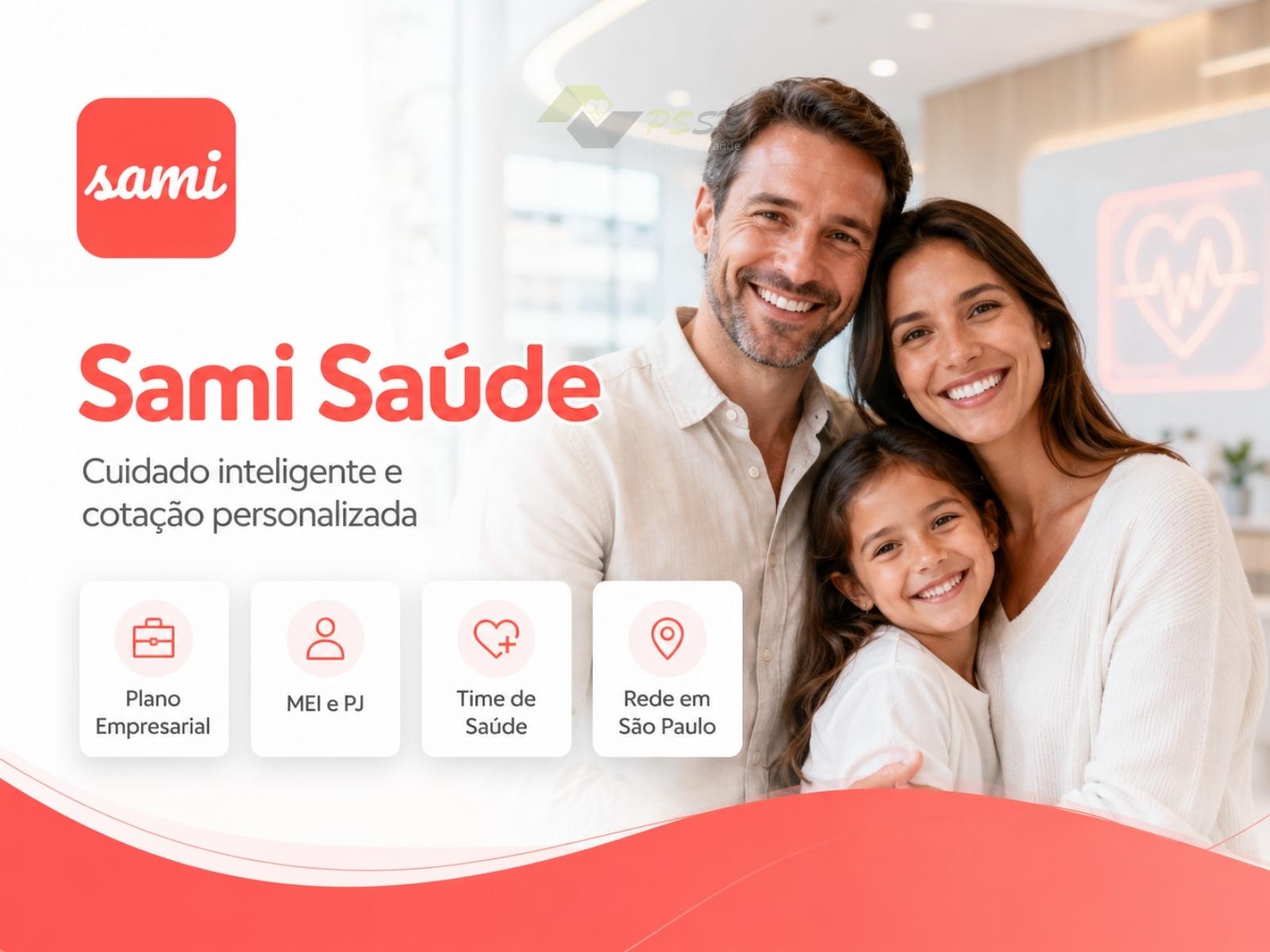 Sami Saúde plano empresarial MEI PJ com Time de Saúde e cotação