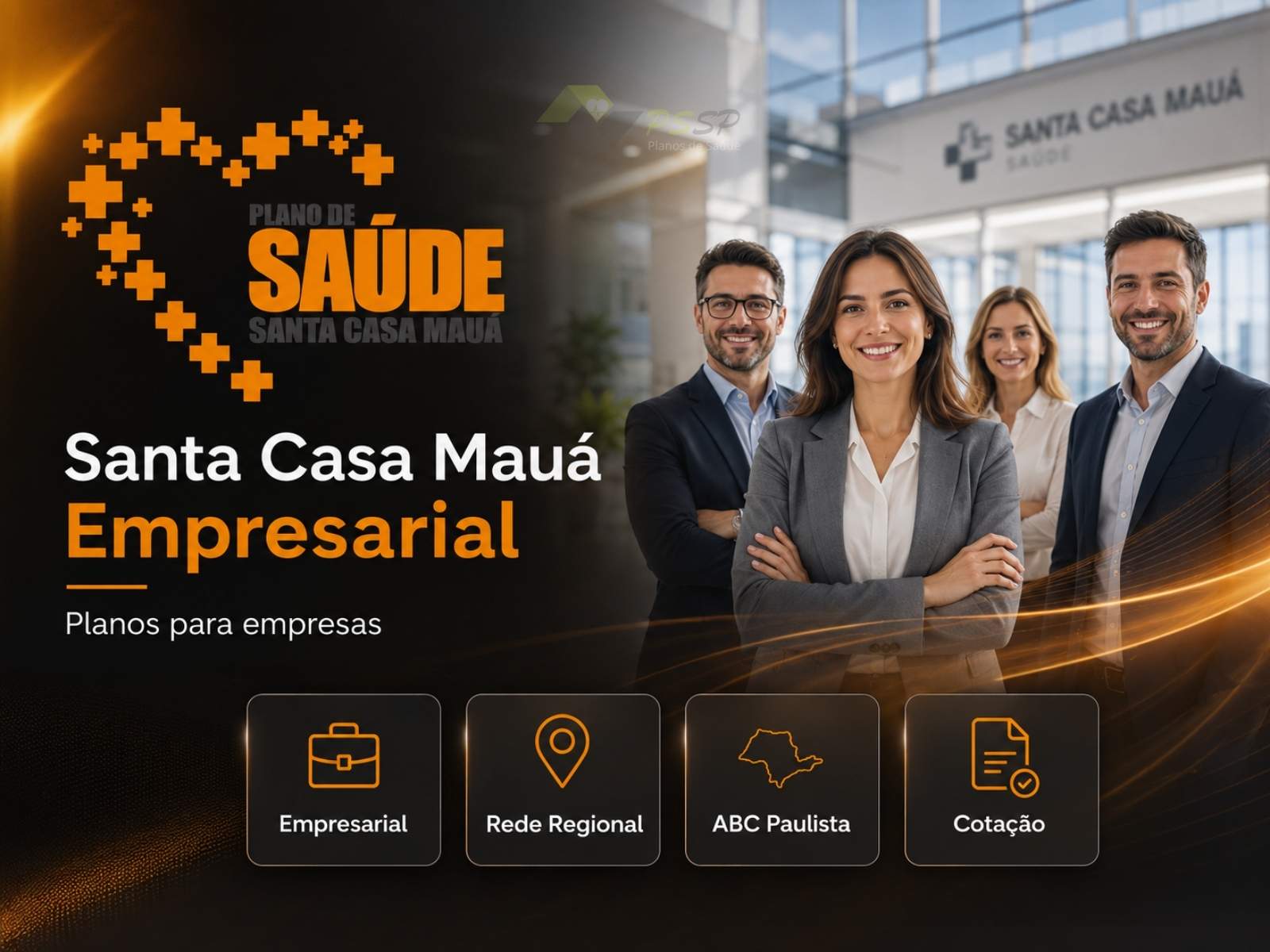 Santa Casa Mauá Saúde Empresarial plano regional para empresas com rede própria e credenciada