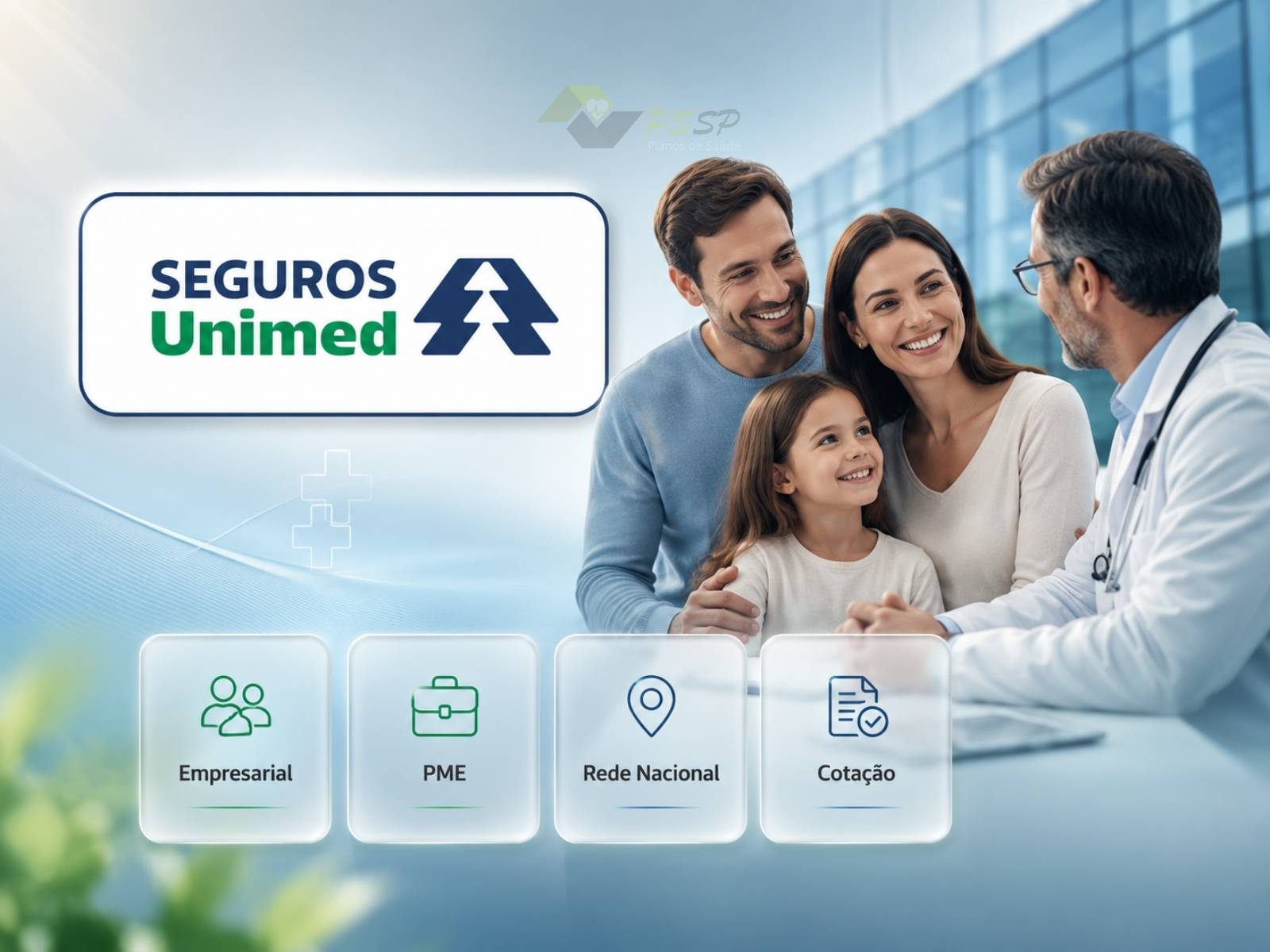 Seguros Unimed Saúde seguro saúde empresarial PME com rede nacional e reembolso