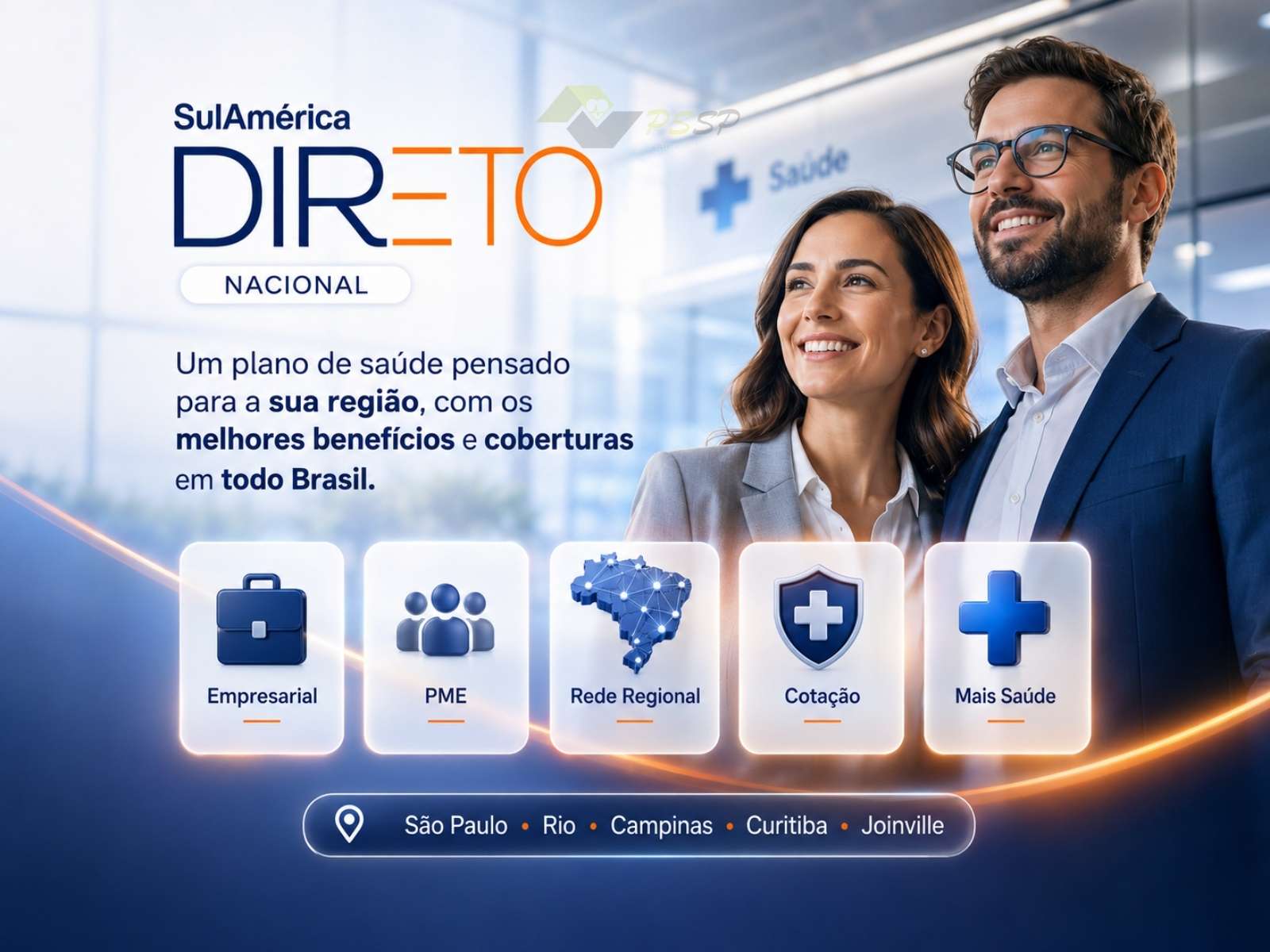 SulAmérica Direto plano de saúde empresarial regional com rede por cidade
