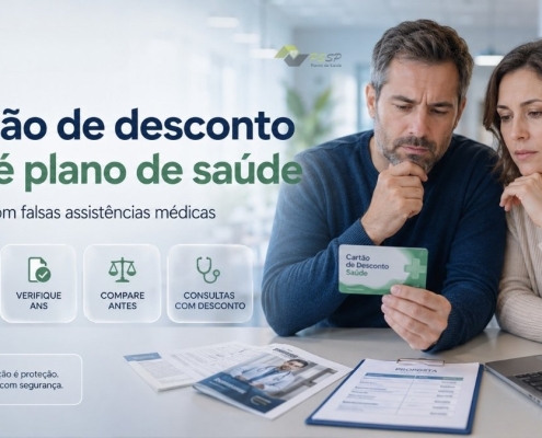 Cartão de desconto não é plano de saúde