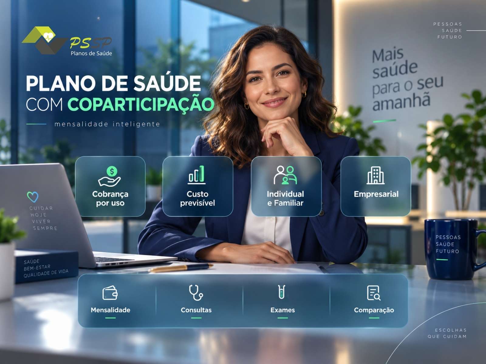 Plano de saúde com coparticipação e comparação de custos