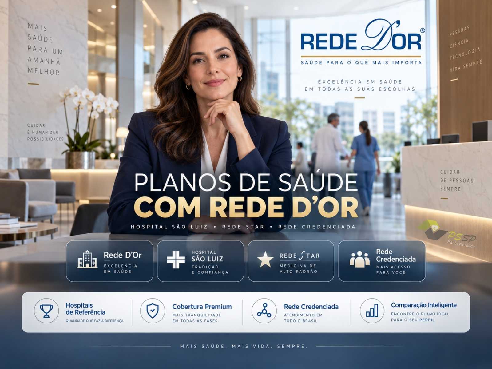Planos de saúde com Rede D'Or, Hospital São Luiz e Rede Star