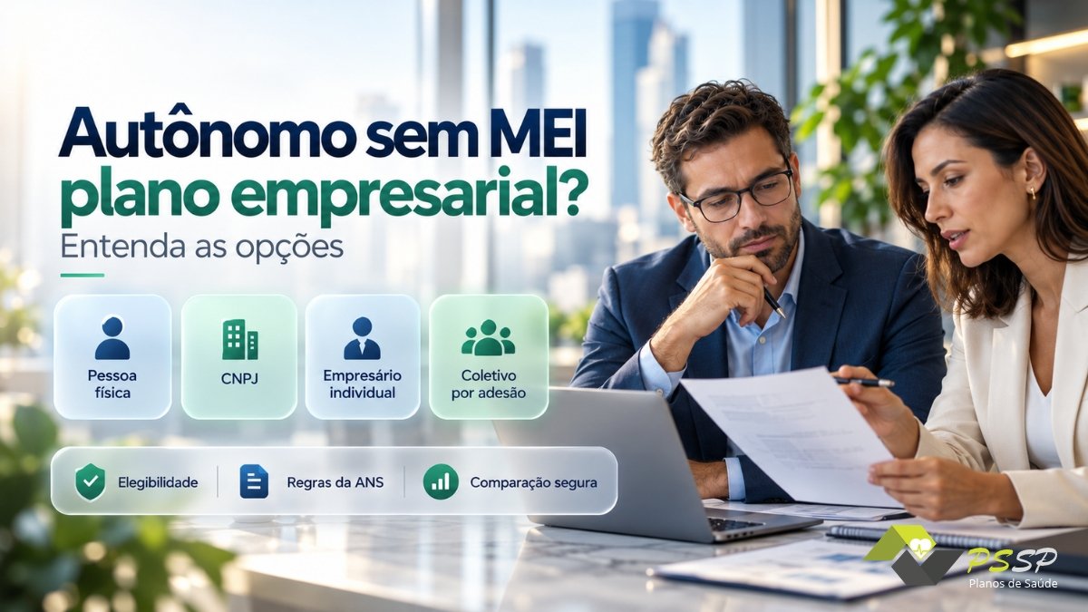 Autônomo sem MEI pode contratar plano de saúde empresarial