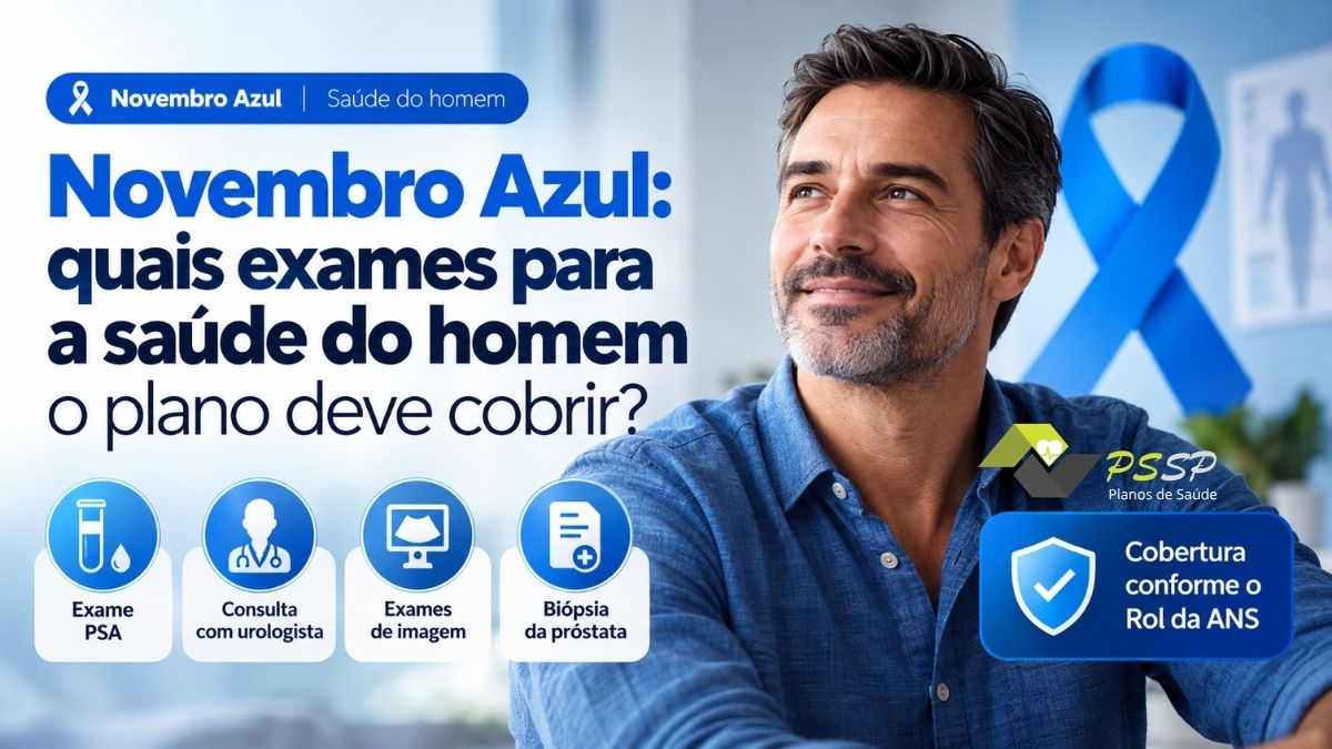 Exames do Novembro Azul cobertos pelo plano de saúde