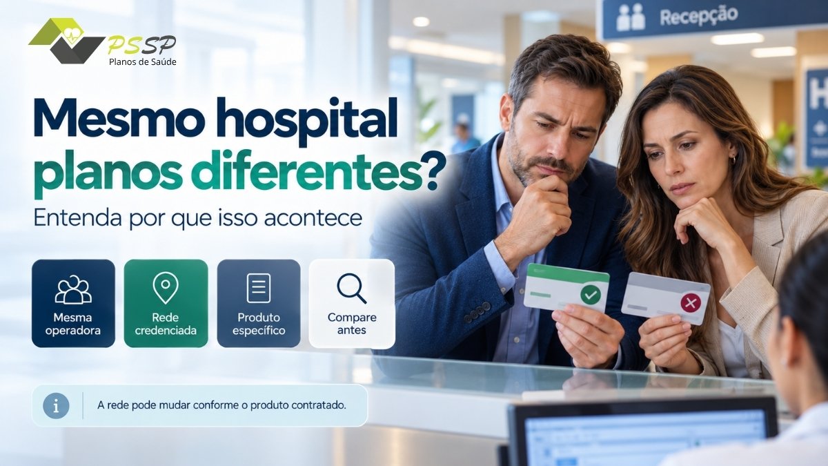 Mesmo hospital aceita um plano e recusa outro da mesma operadora
