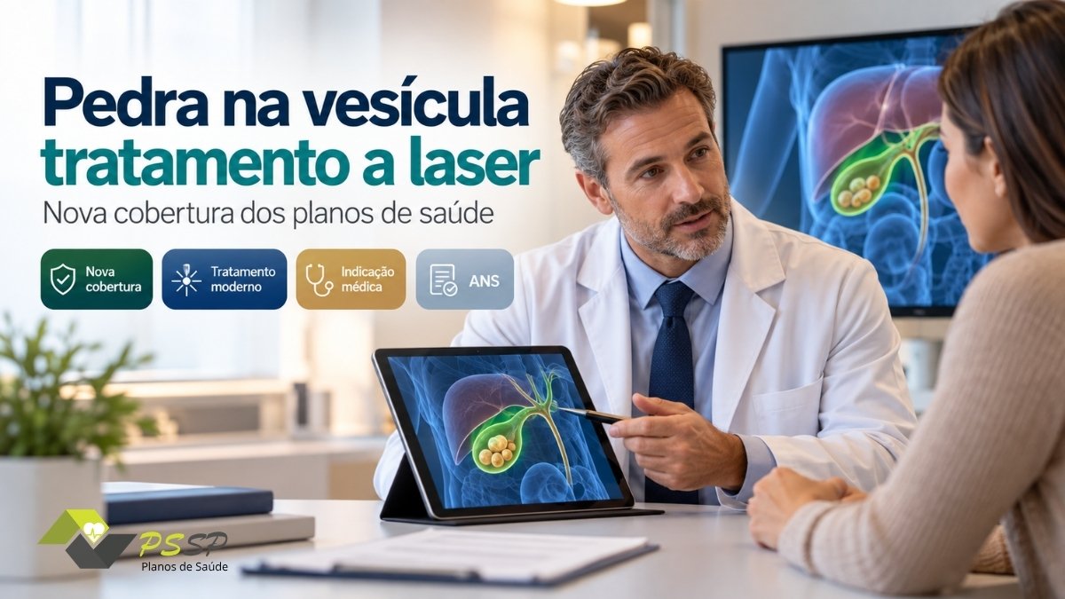 Pedra na vesícula: tratamento a laser no plano de saúde